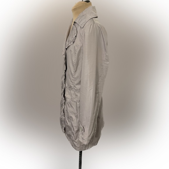 🔥Host Pick🔥 Jou Jou Ruffle Trim Waterproof Trench Jacket - Picture 3 of 7